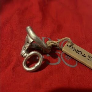 Silver Ring with Unique Design